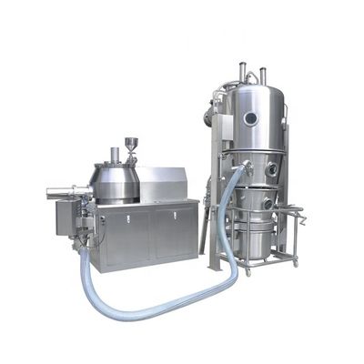 ποιότητας  Pharmaceutical Factory Medicine Powder Granule Fluid Bed Dryer Granulator εργοστάσιο