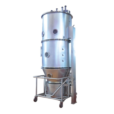 Fluidized Bed Direct Particles Powder Medicine Processing Plant Stainless Steel Vertical Food Dryer